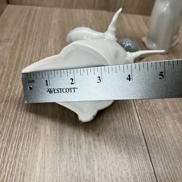 Lladro Angel Figurines Flute & Lute Musicians Porcelain Cherub Set of 3 White - Picture 15 of 16